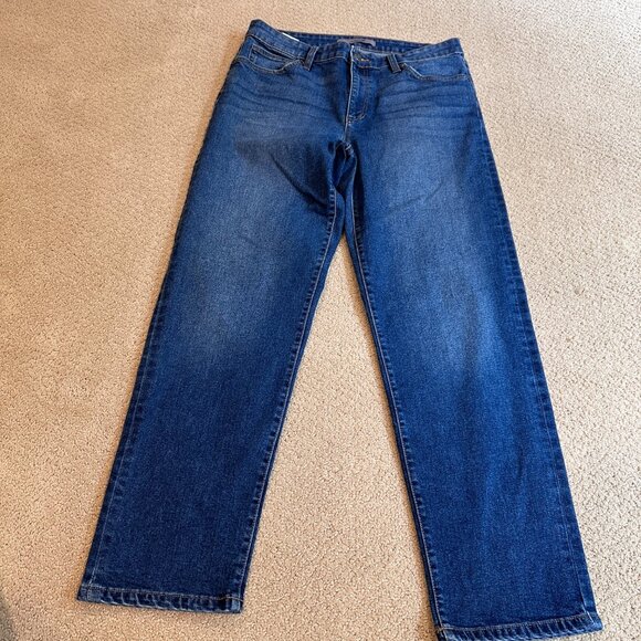 Joe's Jeans Niki Boyfriend Straight Leg Cuffable in Taffyta Size 30 Medium Wash - Picture 6 of 13